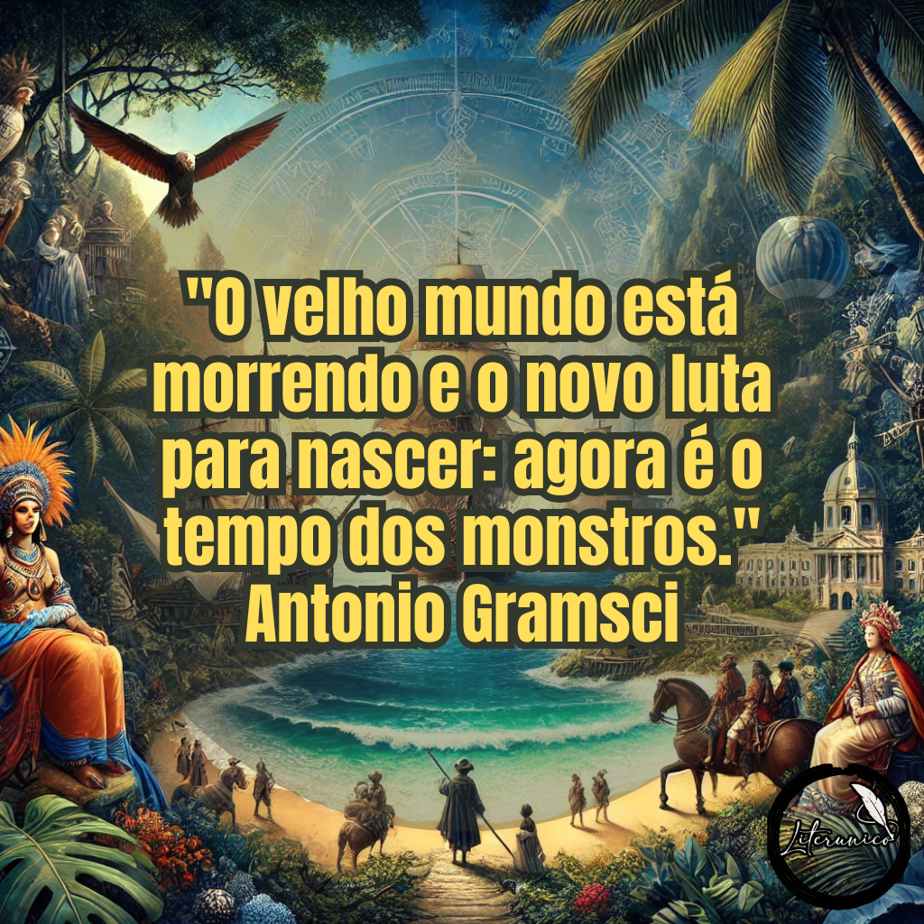 #Bom dia!

Palavra do dia:
#𝕀𝔻𝔼𝕆𝕃𝕆𝔾𝕀𝔸

Frase do dia:
"O velho mundo está morrendo e o novo luta para nascer: agora é o tempo dos monstros."
— Antonio Gramsci

Datas históricas de hoje, 22 de janeiro:

1502 — A expedição marítima de Américo Vespúcio chega em São Vicente, Brasil.

1808 — Chegada ao Brasil da família real portuguesa, após fugir da invasão napoleônica em Portugal.

Aniversariantes:

August Strindberg (1849) — Dramaturgo, romancista, ensaísta e pintor sueco, considerado o pai da literatura sueca moderna.

Antonio Gramsci (1891) — Filósofo, escritor e político italiano, conhecido por sua teoria da hegemonia cultural.