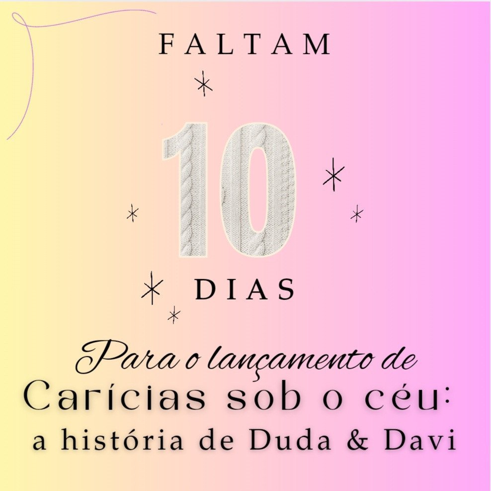 E a contagem regressiva começa! 

Que rufem os tambores! 🥁

Em breve saberemos o fim da história desse casal irresistível! ❤️‍🔥

#Duda&Davi
#lançamento