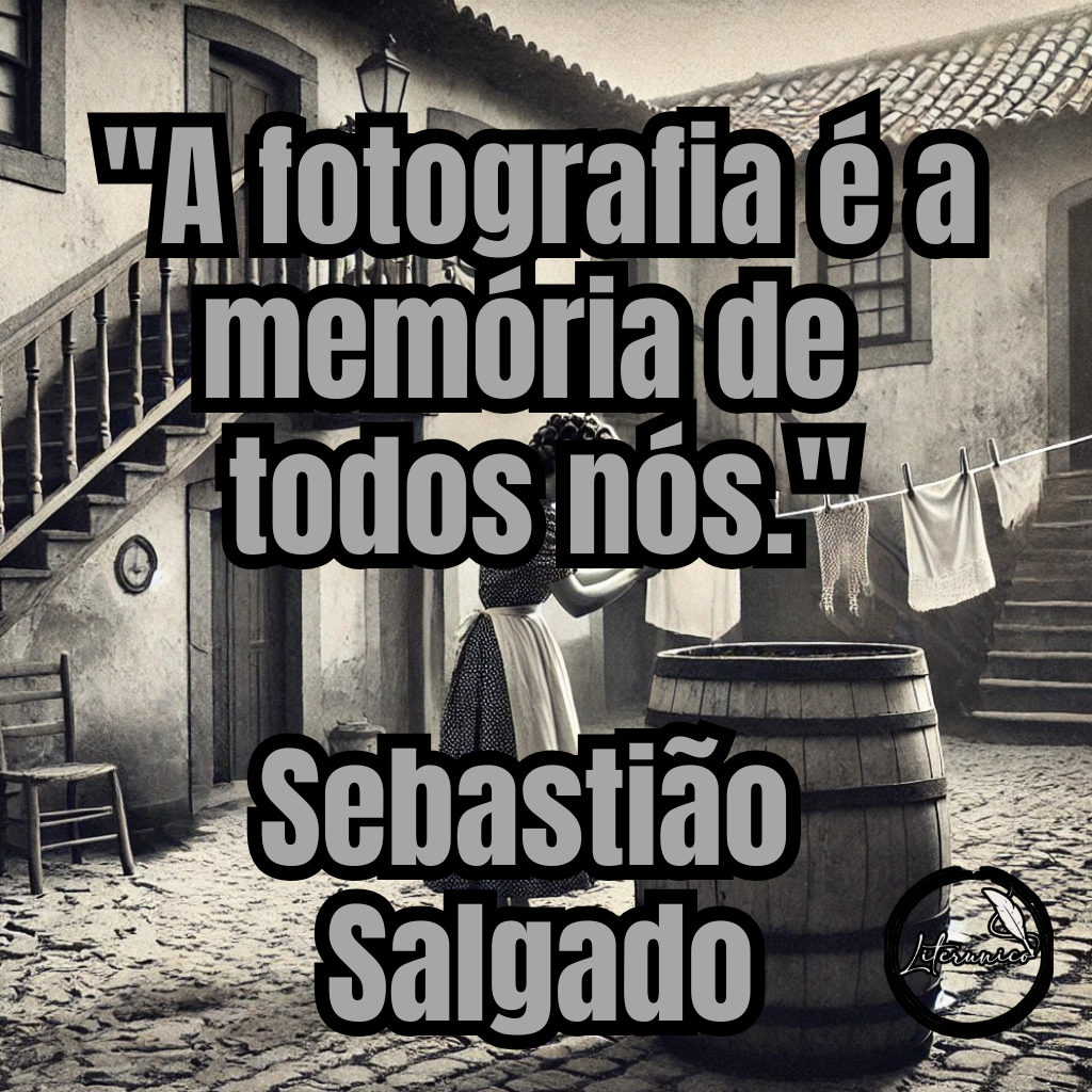 #Bom dia!

Palavra do dia:
#𝔽𝕆𝕋𝕆𝔾ℝ𝔸𝔽𝕀𝔸

Frase do dia:
"A fotografia é a memória de todos nós."
— Sebastião Salgado

Datas comemorativas de hoje, 8 de fevereiro de 2025:

Dia Internacional da Internet Segura

Dia Internacional da Epilepsia

Dia do Quadro do Magistério do Exército

Dia da Ópera

Aniversariantes:

Júlio Verne (1828)

Sebastião Salgado (1944)

Marina Silva (1958)

Jussara Freire (1956)

Florinda Meza (1949)