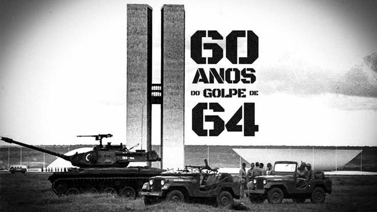 Golpe 64

Que cara dura que cara dura 
Ainda tem c****** que defende a ditadura 
Algoz atroz que desanda, 
Que ditadura no Brasil foi ditabranda 

Plano trienal rapforma humana 
Concentração de renda de gente orrenda, 
Não é questão de direita ou esquerda 
É questão contra a imoralidade 

Não é a favor da ilegalidade 
Constituição e democracia
Desvenda a arqueologia 
Do golpe de 64.

Brancaleônico, patético atro. 
Golpista Ademar de Barros 
Inventou a frase: roubo, mais fáço.
Ditadores de 64 

Não se repetiram no ano de 2024! ...
A ideia de apoiar o golpe é, vomitativa 
Brasil para lerdos, populismo reformista 
Ações positivista ativista 

Reformista populista
Aumento de salário em 100% 
É uma atitude comunista 
Um levante golpista 

Reforma populista 
O plano Cohen, 
Golpe de estado novo 
Vocês só colhem, 

O que plantou no Globo 
Passados os anos J. J. J.
JK, Jânio e Jango.
Outro estacioneiro de São Borja 

Patriarcado branco
Modernizadores versos linha dura 
Ópera bufa 
Milico perdido á ufa!

A liberdade não se faz com ditadura 
Dita a dura liberdade, táteando as escuras 
Está** colleges cria militares esclarecidos 
Para matar o povo escurecido

Operação brother sã 
Ficar vivo é meu talismã 
Reforma populista; saltimbanco 
Uma direita ligado a bancos

Científico versus tarimbeiros, 
Uma direita ligado a dinheiro. 
Cristo falou primeiro 
De quem é o rosto impresso no dinheiro?

Fake News, arrocho salarial 
Mas não diminuiu esse abismo social 
Que sempre existiu no Brasil 
Sou soldado do morro;

Como disse MV Bill 
Golpista s não passarão 
Querem repetir a história 
Mas não vão!

#rlloco #golpe64 #naoaogolpede64
@rlloco_oficial