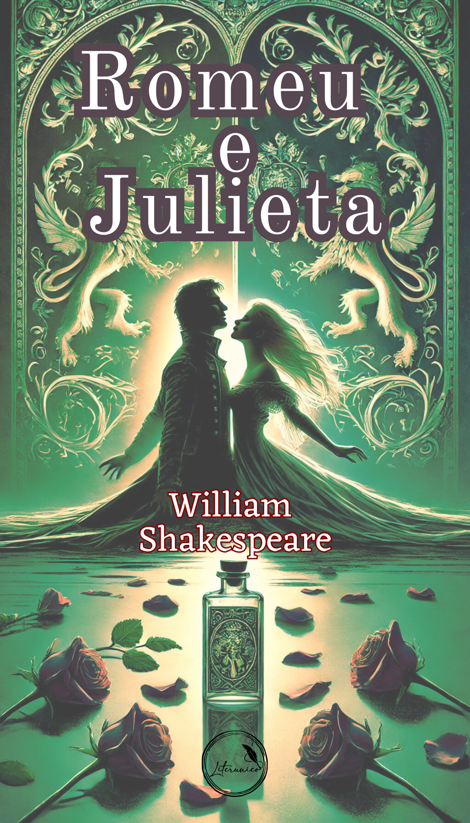 "Romeu e Julieta" é verdadeiramente uma obra atemporal que aborda temas universais como amor, rivalidade, destino e conflito geracional. Sua história envolvente e apaixonada continua a tocar os corações de gerações de leitores e espectadores ao redor do mundo.

A beleza desta tragédia reside não apenas na maestria da linguagem de Shakespeare, mas também em sua capacidade de capturar a complexidade das emoções humanas. Romeu e Julieta, apesar das circunstâncias adversas e da rivalidade de suas famílias, personificam um amor puro e incondicional que desafia as convenções sociais e o próprio destino.

A trama é rica em reviravoltas, paixão e patos, culminando em uma das conclusões mais desoladoras da literatura. Sua história serve como um aviso sobre as consequências do ódio e da violência, e a importância de seguir o coração apesar da adversidade.

Na vibrante cidade de Verona, duas famílias nobres, os Montecchios e os Capuletos, estão envolvidas em uma rixa ancestral. No entanto, quando Romeu, um jovem Montecchio, e Julieta, uma bela Capuleto, se encontram em um baile, seus destinos se entrelaçam inexoravelmente em uma paixão proibida. No meio de intrigas familiares, duelos mortais e o peso da tradição, o amor de Romeu e Julieta se torna uma faísca que desafia o destino e as convenções sociais. Mas em um mundo marcado pelo ódio e pela violência, será que seu amor sobreviverá? Esta obra-prima de Shakespeare explora as complexidades do amor, da tragédia e do sacrifício com poesia e profundidade emocional sem igual. "Romeu e Julieta" continua a cativar leitores de todas as idades, lembrando-nos do poder eterno do amor mesmo nos tempos mais sombrios. Mergulhe nesta história atemporal que continua a inspirar os corações do mundo.
Domínio #Público
#Clássicos
#Shaekespeare