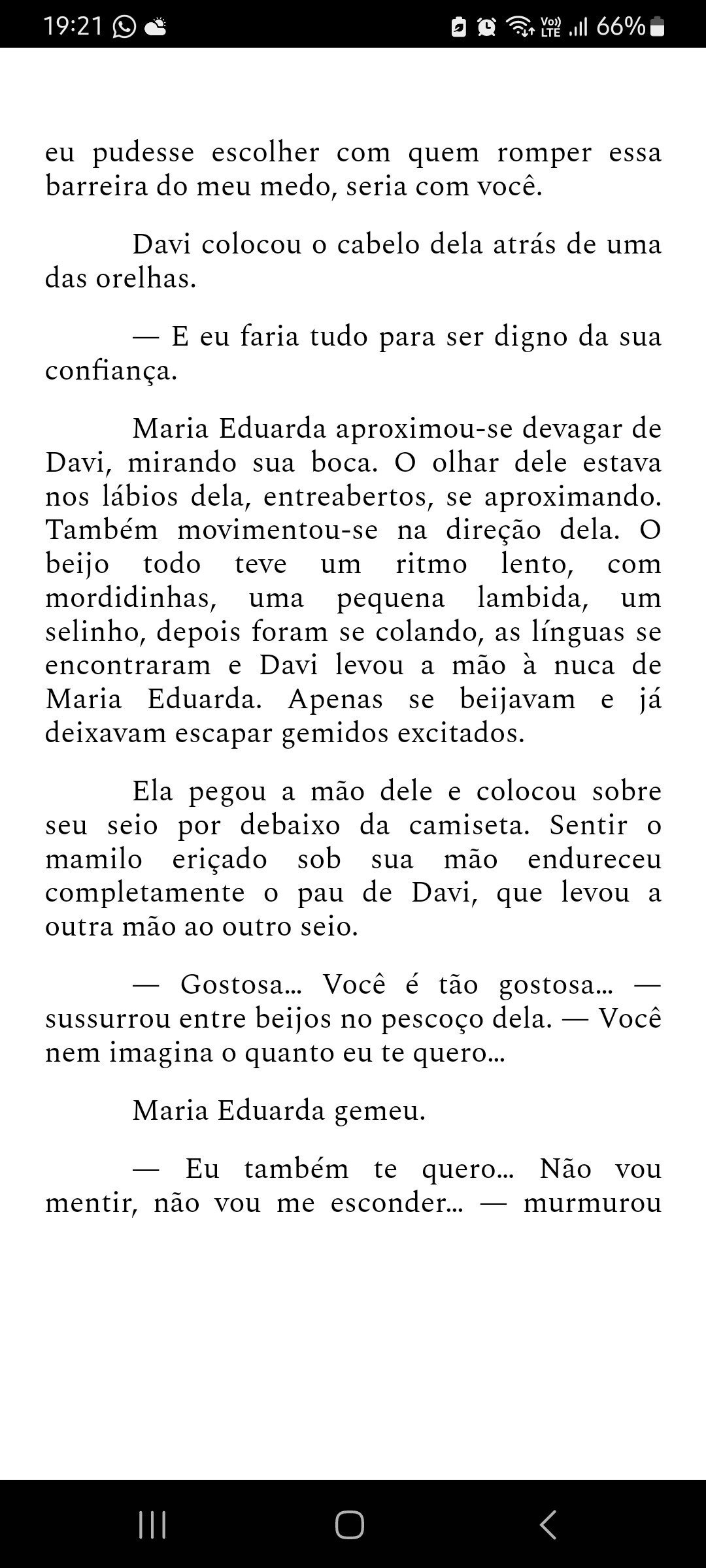 #sexxxtou
#+18

Capítulos 17 e 18 de "Carícias sob o céu" tem cenas quentes 🥵
Ótima pedida para uma sexta!
 🔥🔥🔥