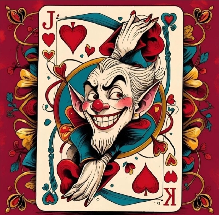 Cartas na mesa
Sempre dobrar a aposta
O amor é vencedor
Coringa da paixão
Sempre pronto
Grito sem blefe
De pedra única
O jogo se fecha
E é so você
Que comemora
Duplas são feitas
Perfeitas
Amores formados
Quem não tem visão
Fica para trás
Essas são as regras
Do jogo-vida
Este campo
Onde muitos
Correm
Por um ideal
Idealizado Amor.

~♡~
JJr.