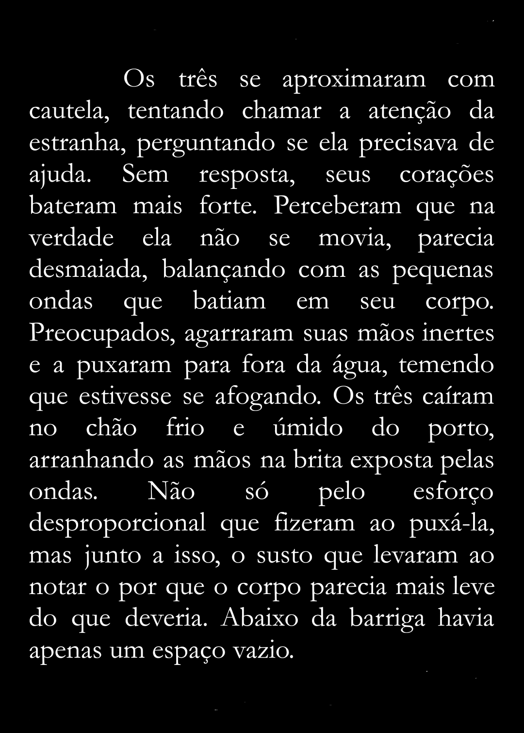 Diário de reedição.
Capítulo 1 de Corpos Flutuantes.
🌊💀