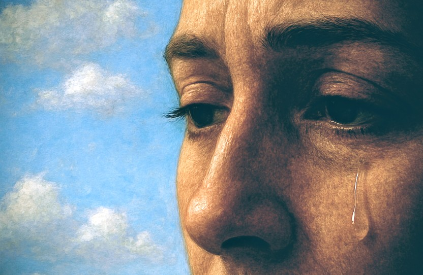 Em português dizemos: 
Siga em frente, a vida continua.
Em poesia dizemos:
Mesmo que sua alma carregue o peso de mil lutos,
Mesmo que o peso disso o leve junto
Mesmo que o sorriso deixe sua face
Como o ar dos seus pulmões,
No momento da dor,
Mesmo assim, você sobreviverá.
Assim como o tempo transpõe a qualquer um de nós
Sua hora também virá
E aí, então, a última lágrima
Descerá por sua pele serena
Ao encarar de frente
A derradeira imagem
Que estamparia o fim,
Dentro da tua retina.

Eliz Leão