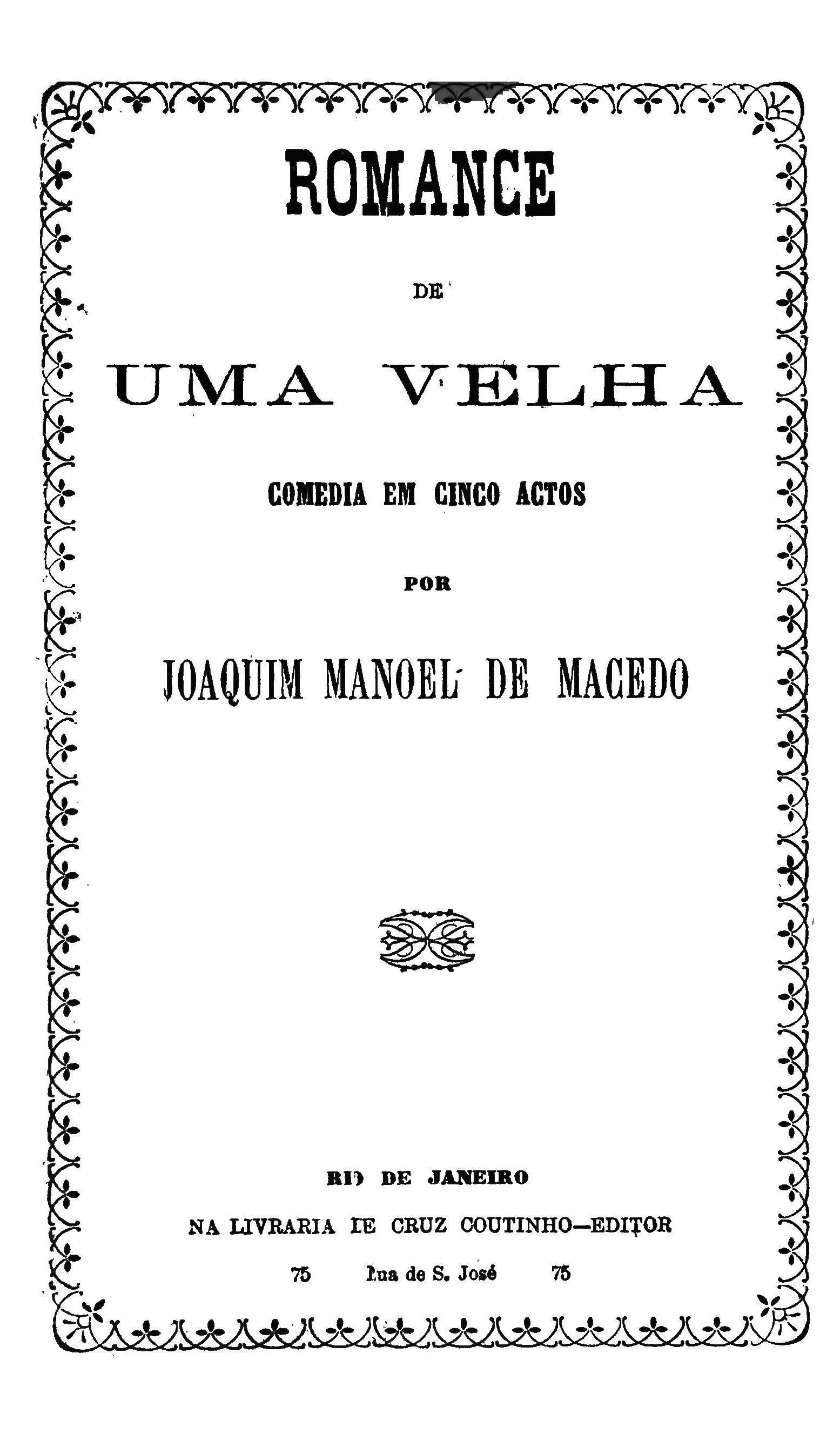 Romance de uma Velha