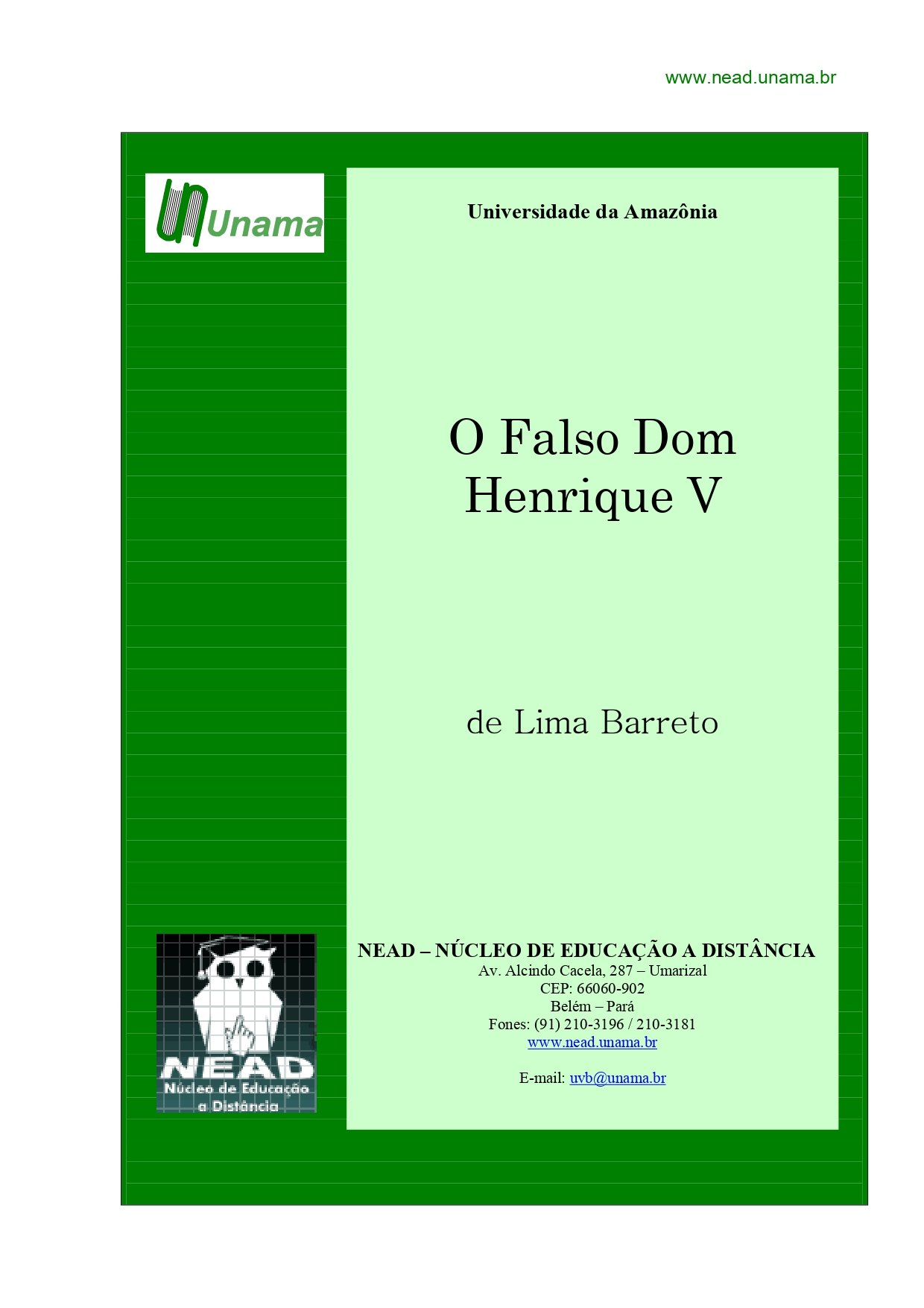 O Falso Dom Henrique V